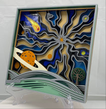Load image into Gallery viewer, Galaxy Nebula - Layered Acrylic Wall Art
